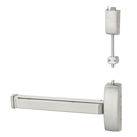Sargent Grade 1 Surface Vertical Rod Exit Device, Wide Stile Pushpad, 32-in Device, 120-in Door Height, Clas 194356-NB8743E LHR 32D